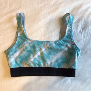 VS Pink Blue Tye-Dye Ultimate Bra